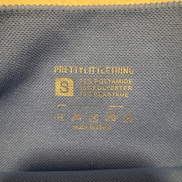 Women’s Blue Prettylittlething Leggings - Picture 2 of 6